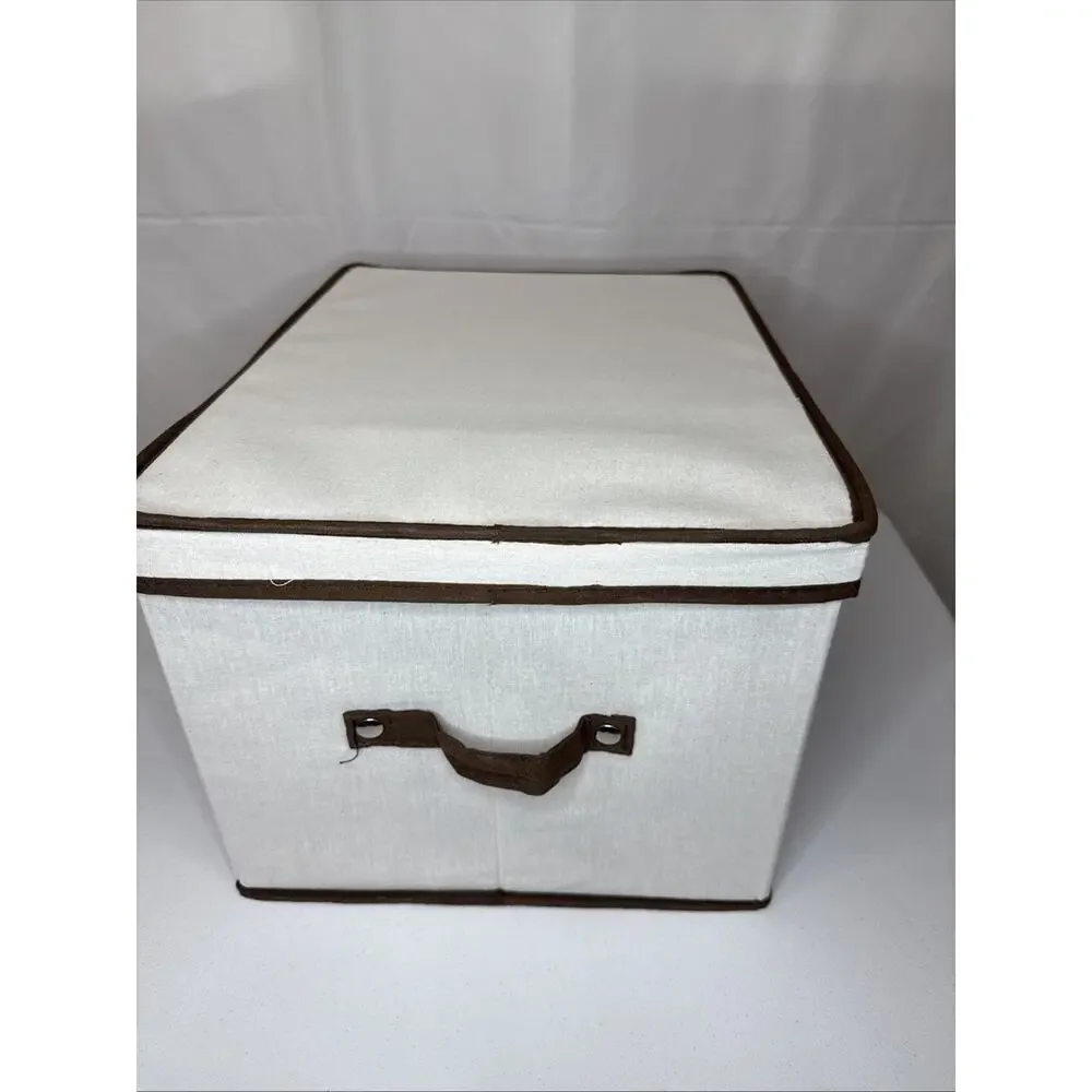 Household Essentials Wine Glass Storage Box, Strong Frame and Natural